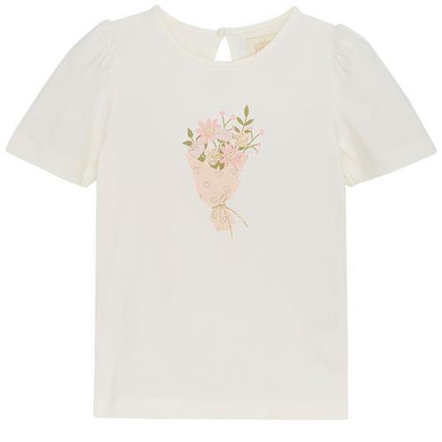 Creamie GOTS T-shirt Med Tryk Cloud | Hvid | 86 cm