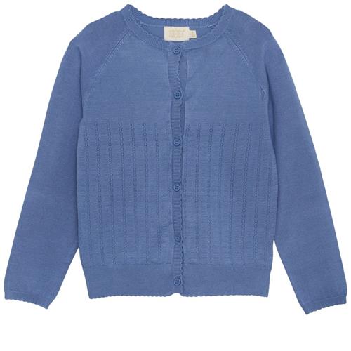 Creamie Cardigan I Pointelle Colony Blue | Blå | 104 cm