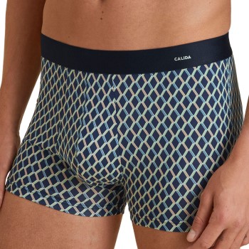 Calida Cotton Code Design New Boxer Marine Ternet bomuld Small Herre