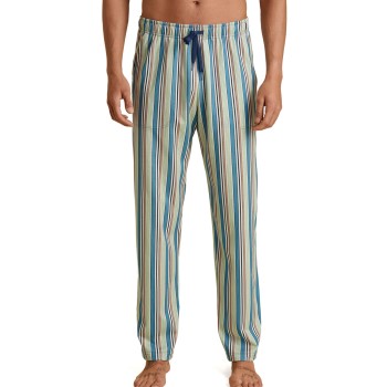 Se Calida Remix Sleep Weekend Pants Blå/Brun bomuld Large Herre ved Timarco