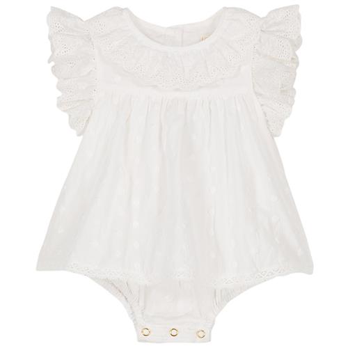 Louise Misha Anusha Romper Off White | Hvid | 9 months