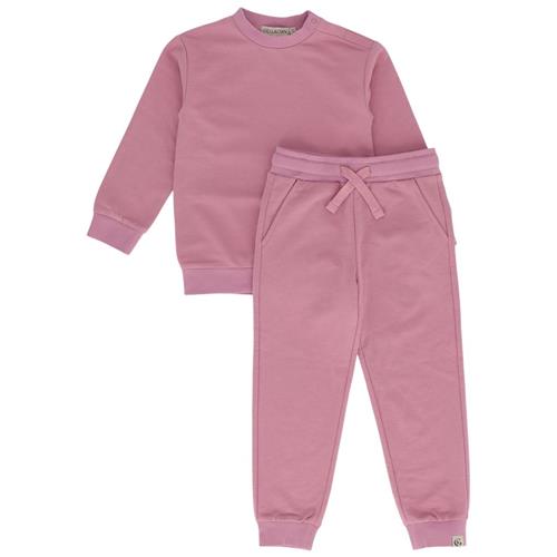 Se Gullkorn Design Leu Joggesæt Lilla | Lilla | 92 cm ved Babyshop