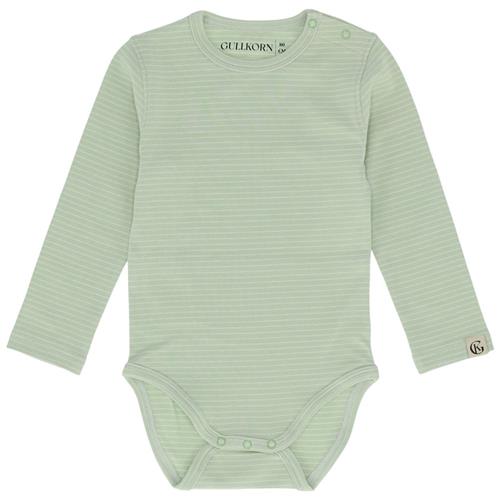 Se Gullkorn Design Villvette Babybody Havgrøn | Grønn | 56 cm ved Babyshop