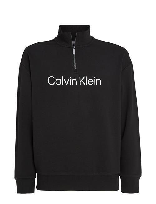 Se Calvin Klein Hero Logo Comfort Quarter Zip Calvin Klein Black ved Booztlet