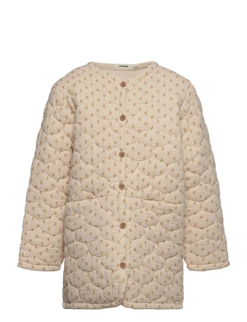 Lil'Atelier Nmfdamir Long Loose Jacket Aop Lil Lil'Atelier Beige