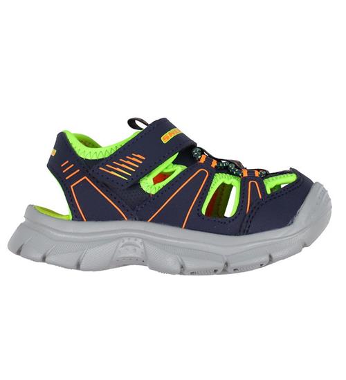 Skechers Sandaler - Relix Valder - Navy/Lime