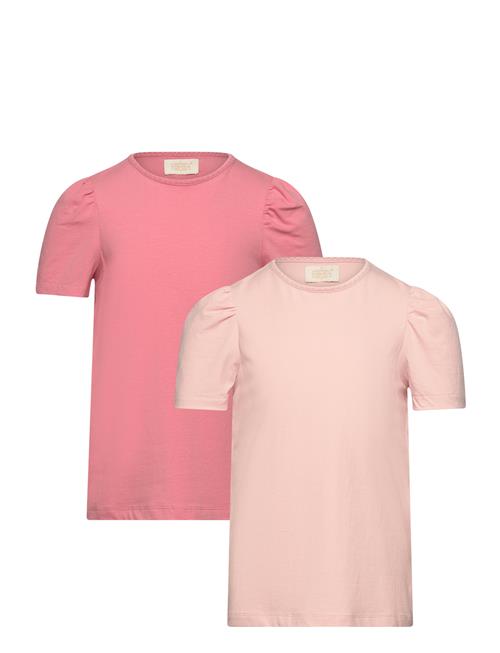 Se Creamie T-Shirt Ss 2-Pack Creamie Pink ved Booztlet