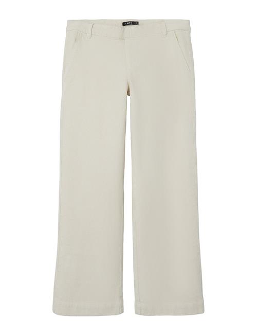 LMTD Nlfnord Cord Lw Wide Pant LMTD Cream