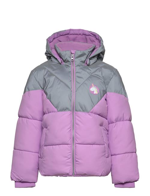 Se name it Nmfmaren Puffer Jacket Reflective Name It Purple ved Booztlet