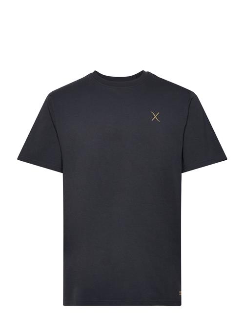 Clean Cut Copenhagen Cross Logo Organic Tee Clean Cut Copenhagen Navy