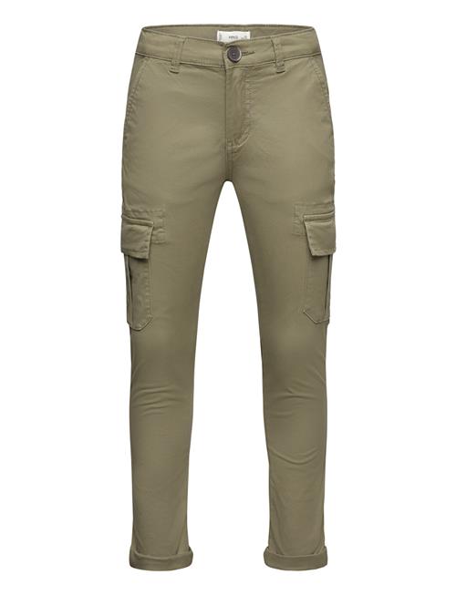 Se Mango Regular-Fit Cargo Trousers Mango Khaki ved Booztlet