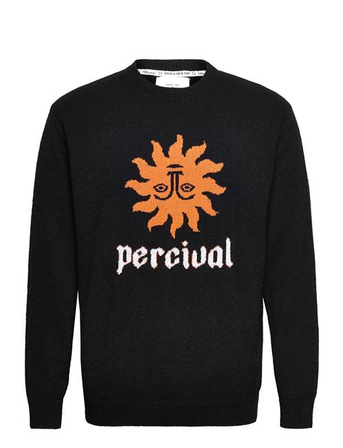 Se Percival Solar Omen Crewneck Percival Black ved Booztlet