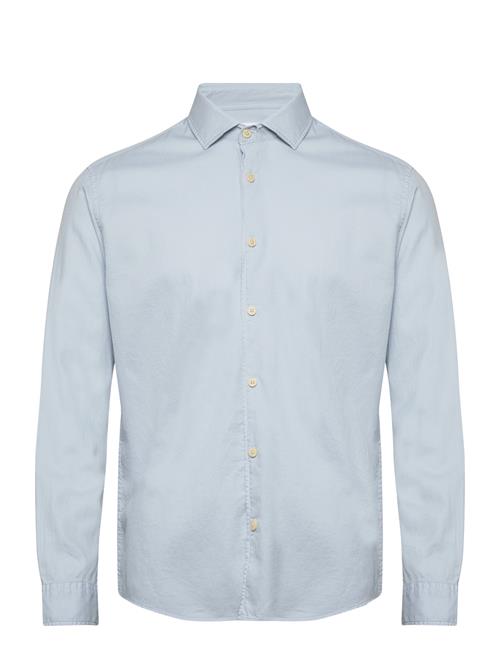 Slhregbond-Garment Dyed Shirt Ls Selected Homme Blue