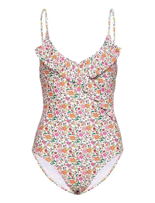 Anemona Bly Frill Swimsuit Becksöndergaard Coral