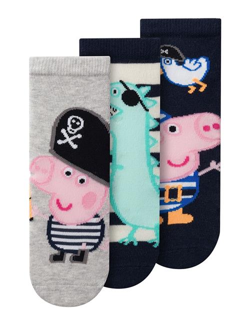 name it Nmmfinni Peppapig 3P Sock Cplg Name It Patterned