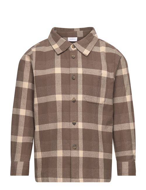 Nmmbestorm Ls Overshirt Name It Brown