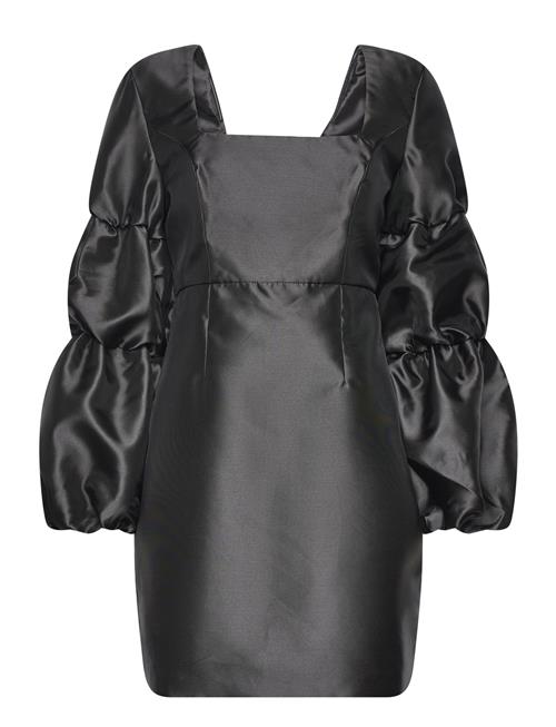 Georgia Double Pouf Sleeve Mini Dress Malina Black