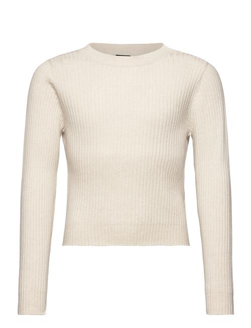 LMTD Nlffulla Ls Short Knit LMTD Cream