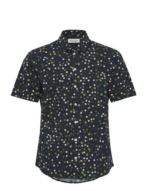 Casual Friday Cfanton Ls Aop Dot Shirt Casual Friday Navy