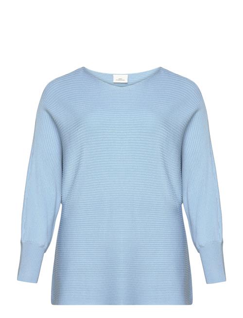 ONLY Carmakoma Carnew Adaline L/S Pullover Knt ONLY Carmakoma Blue