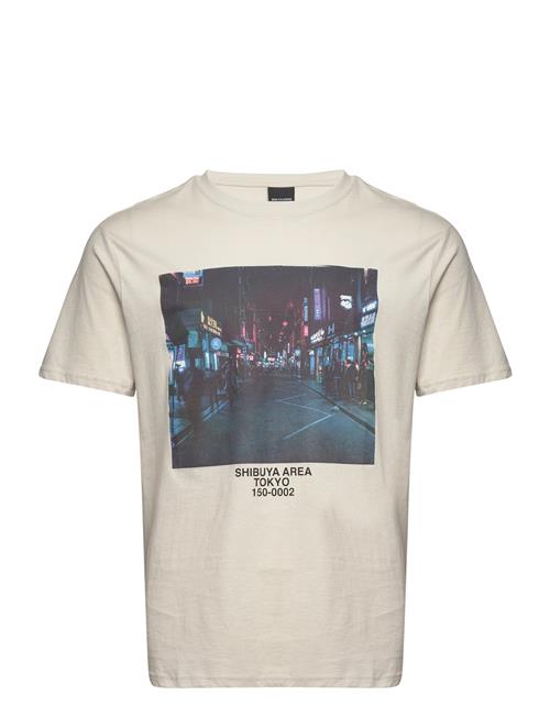 ONLY & SONS Onslex Life Reg Photoprint Ss Tee ONLY & SONS Beige