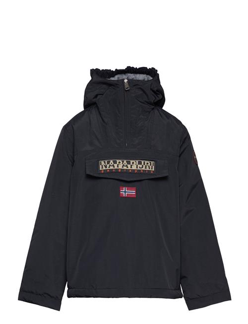 Se Napapijri Rainforest Winter Anorak Jacket Napapijri Black ved Booztlet