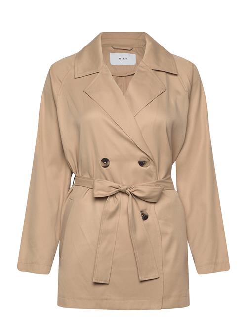 Vila Vijancine L/S Trenchcoat - Noos Vila Beige