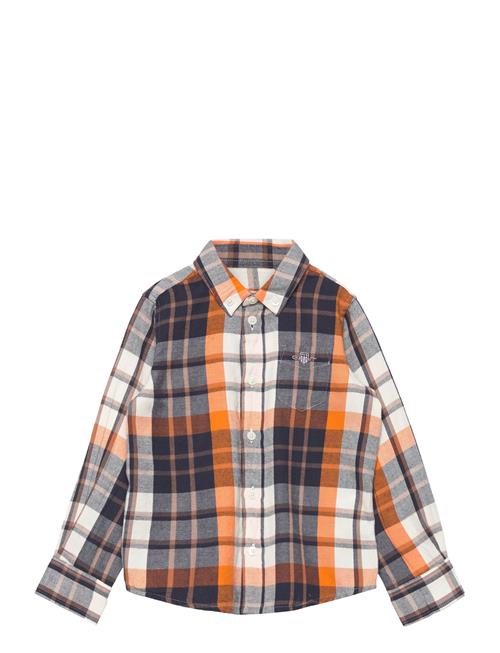 GANT Checked Shield Ls Shirt GANT Patterned