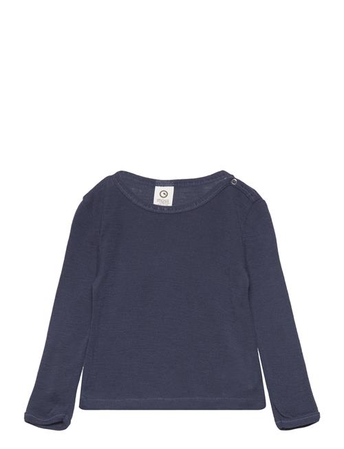 Se Müsli by Green Cotton Woolly L/S T Baby Müsli By Green Cotton Navy ved Booztlet