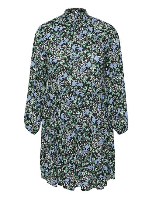 Kaffe Curve Kcmiana Ami Dress Printed Kaffe Curve Blue