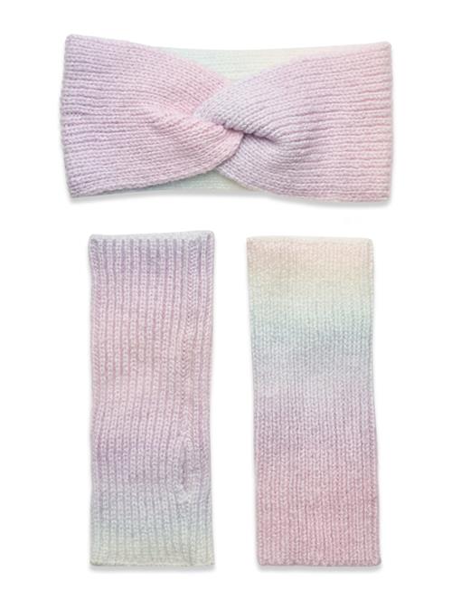 Lindex Knitted Rainbow Set Headband G Lindex Pink