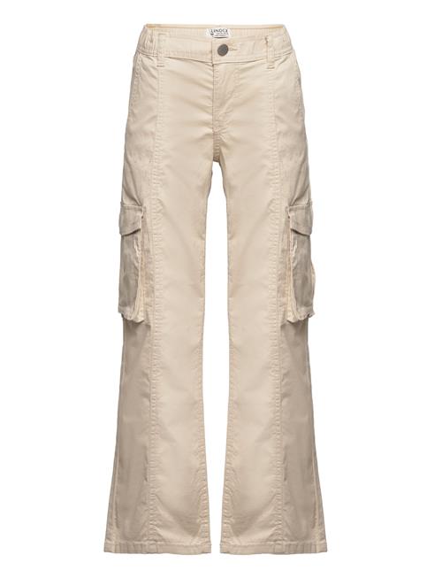 Lindex Trousers Vanja Cargo Lindex Cream