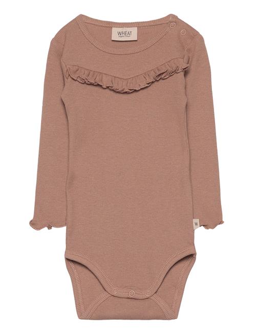 Wheat Rib Body Elise Wheat Pink