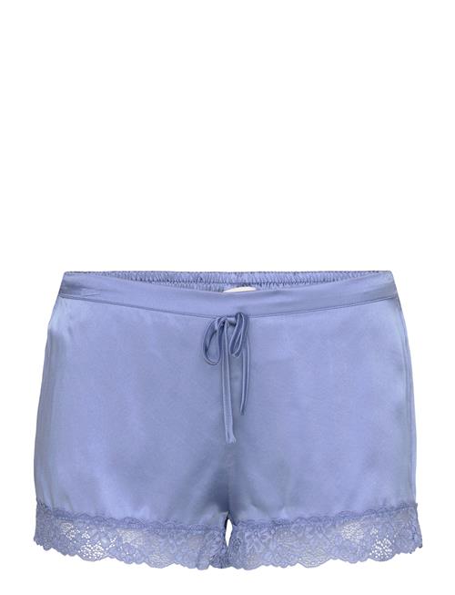 Etam Milky Silk Short Pyjama Bottom Etam Blue