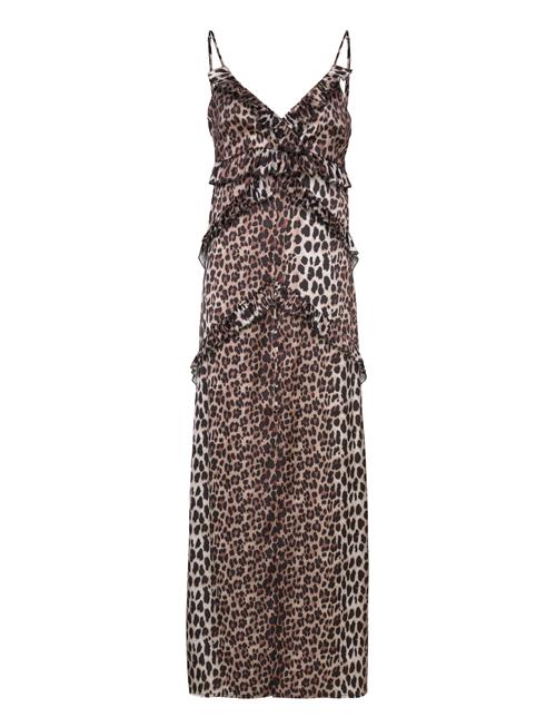 Hayes Recycled Maxi Dress Notes Du Nord Brown