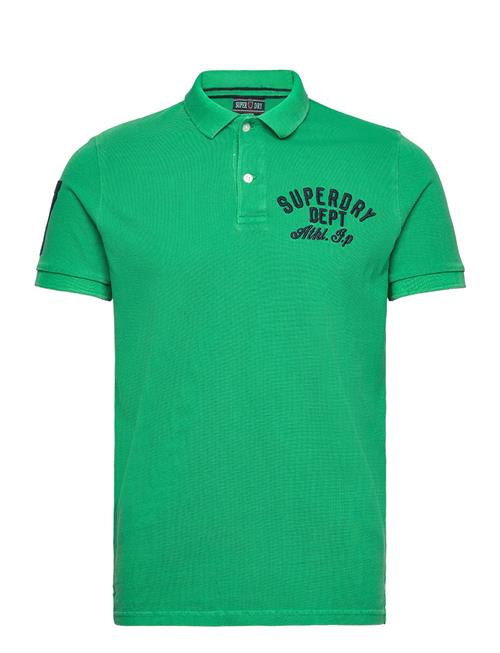 Superdry Applique Classic Fit Polo Superdry Green