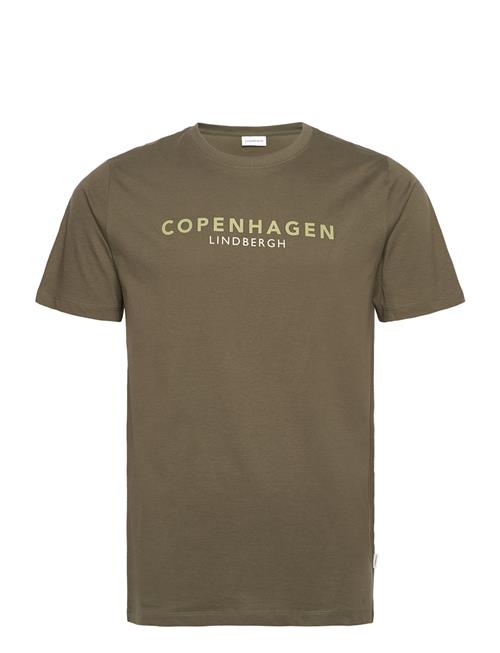 Lindbergh Copenhagen Print Tee S/S Lindbergh Green