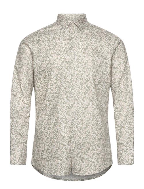 Slhslim-Ethan Shirt Ls Aop Noos Selected White