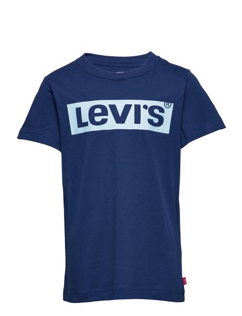 Se Levi's Levi's® Short Sleeve Box Tab Tee Levi's Blue ved Booztlet