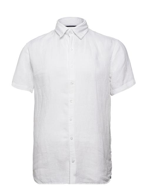 Sebago Linen Shirt Short Sleeve Sebago White