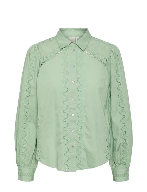 Yaskenora Ls Shirt S. Noos YAS Green