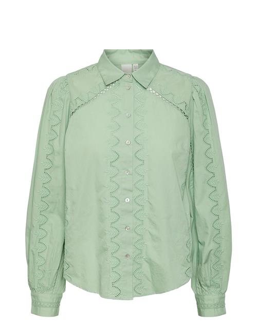 Yaskenora Ls Shirt S. YAS Green