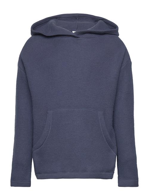 Se Müsli by Green Cotton Woolly Fleece Hoodie Müsli By Green Cotton Blue ved Booztlet