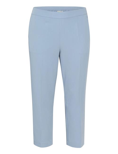 Kaffe Curve Kcsakira Cropped Pants Kaffe Curve Blue