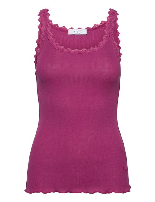 Cc Heart Poppy Silk Lace Camisole Coster Copenhagen Purple