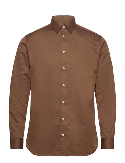 Selected Homme Slhslimethan Shirt Ls Classic Noos Selected Homme Brown