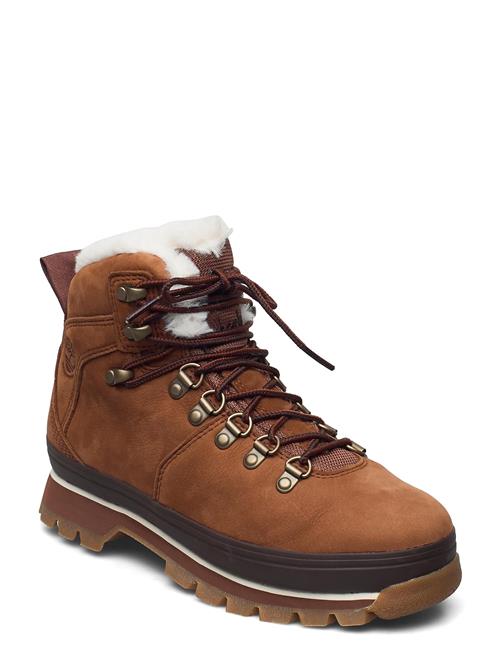 Se Timberland Euro Hiker Wp Fur Lined Timberland Brown ved Booztlet