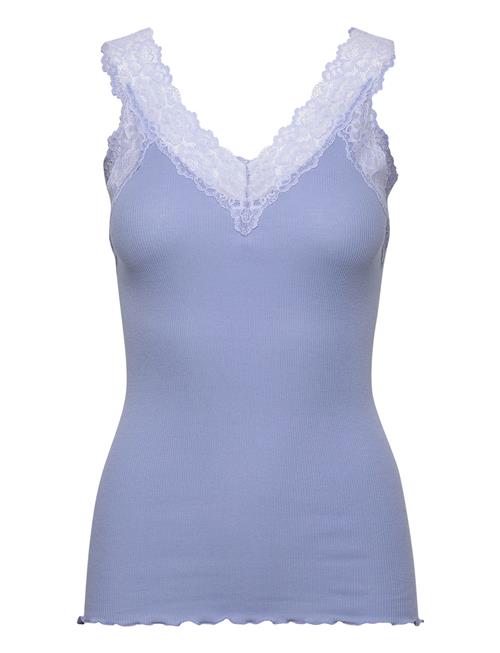 Organic Top W/ Lace Rosemunde Blue