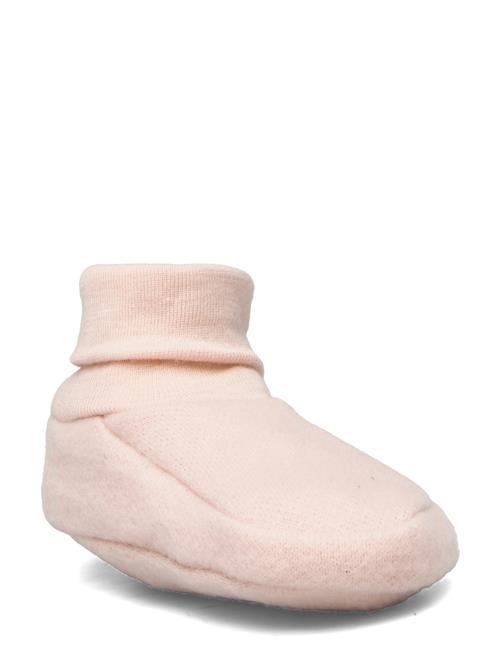 Se Müsli by Green Cotton Woolly Fleece Booties Müsli By Green Cotton Pink ved Booztlet