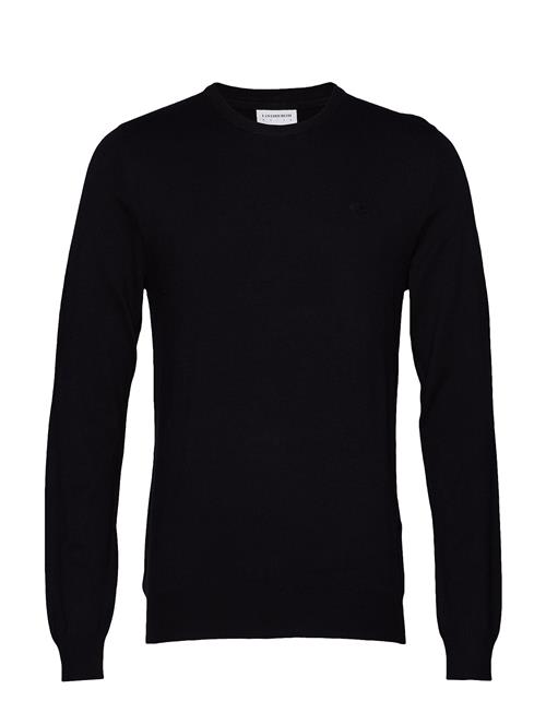 Se Lindbergh Ecovero L/S O-Neck Knit Lindbergh Black ved Booztlet